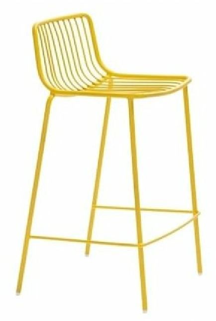 PEDRALI - Nízká barová židle NOLITA 3657 DS - žlutá - 