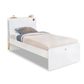 ČILEK - Studentská postel WHITE 100x200 cm včetně matrace