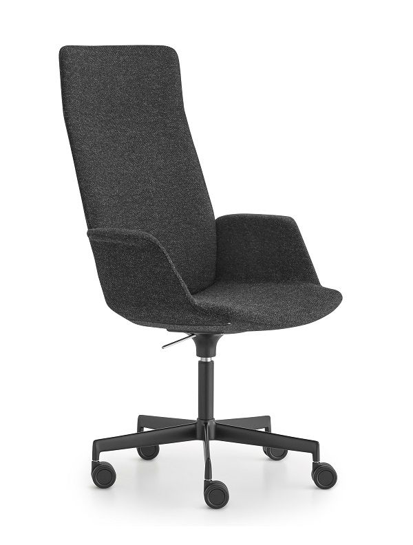 LAPALMA - Kolečková židle s vysokými zády UNO S248 - 