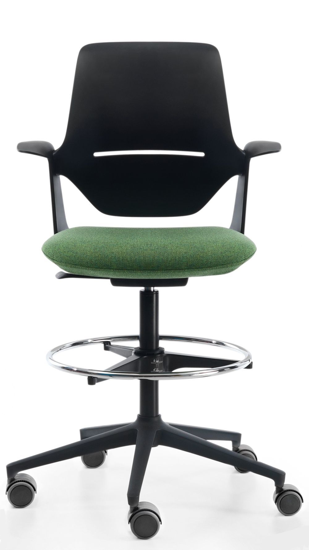 ProfiM - Kancelářská židle TRILLO PRO 30ST s plastovým opěrákem a kruhem na nohy - 