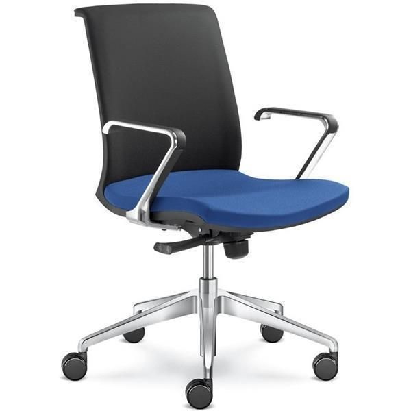 LD SEATING - Kancelářská židle LYRA NET 204-F80 - černý rám - 