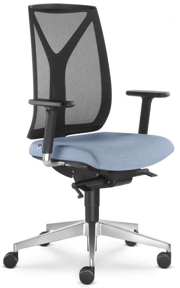 LD SEATING - Kancelářská židle LEAF 503 - černý rám - 