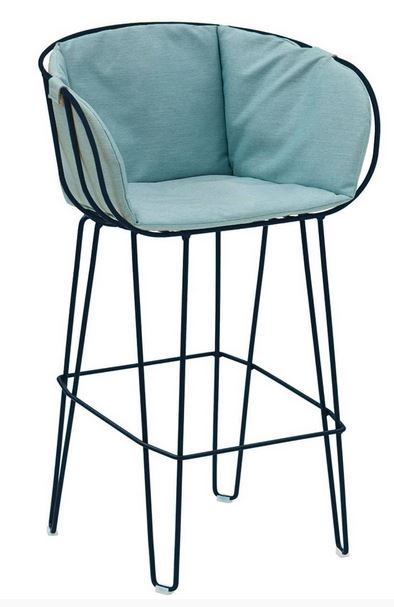ISIMAR - Barová židle OLIVO - čalouněná - 