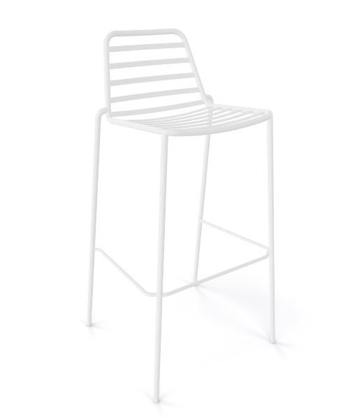 GABER - Barová židle LINK - vysoká, bílá - 
