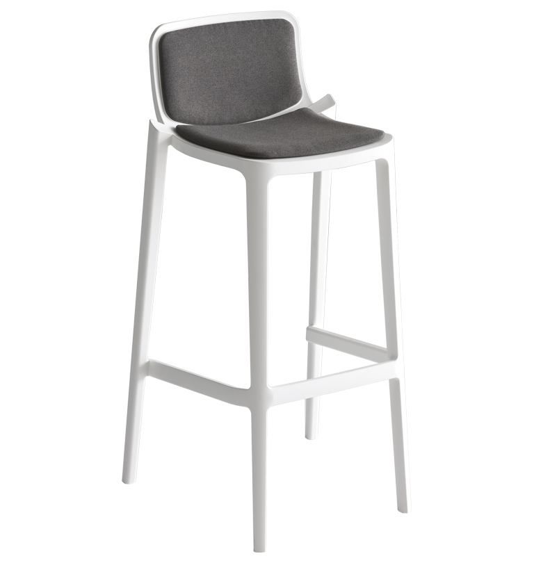GABER - Barová židle ISIDORO 76 čalouněná, vysoká - 