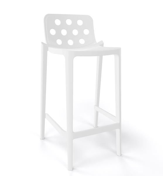 GABER - Barová židle ISIDORO 76 - vysoká, bílá - 