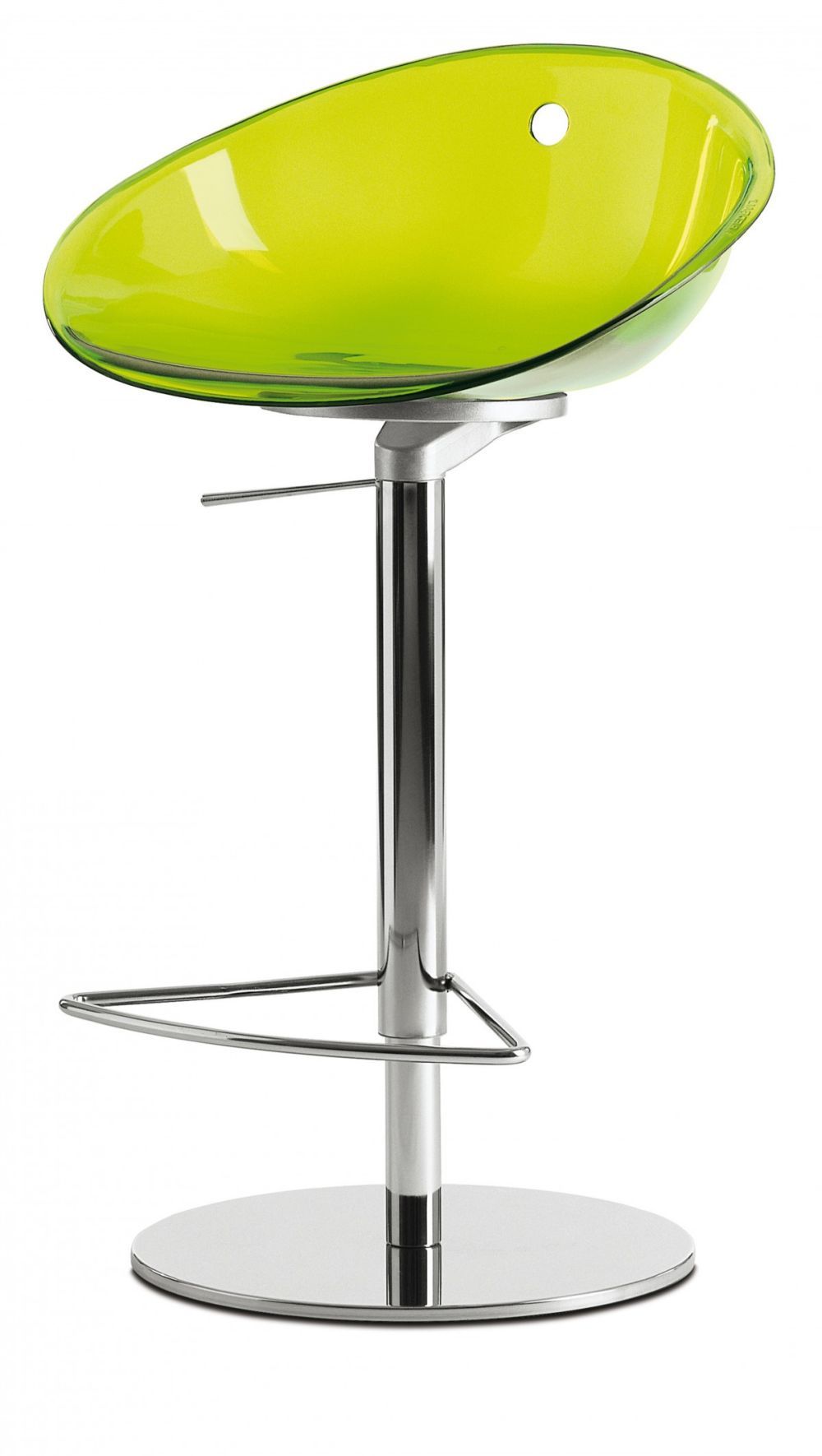 PEDRALI - Barová židle GLISS 970 DS - transparentní zelená - 