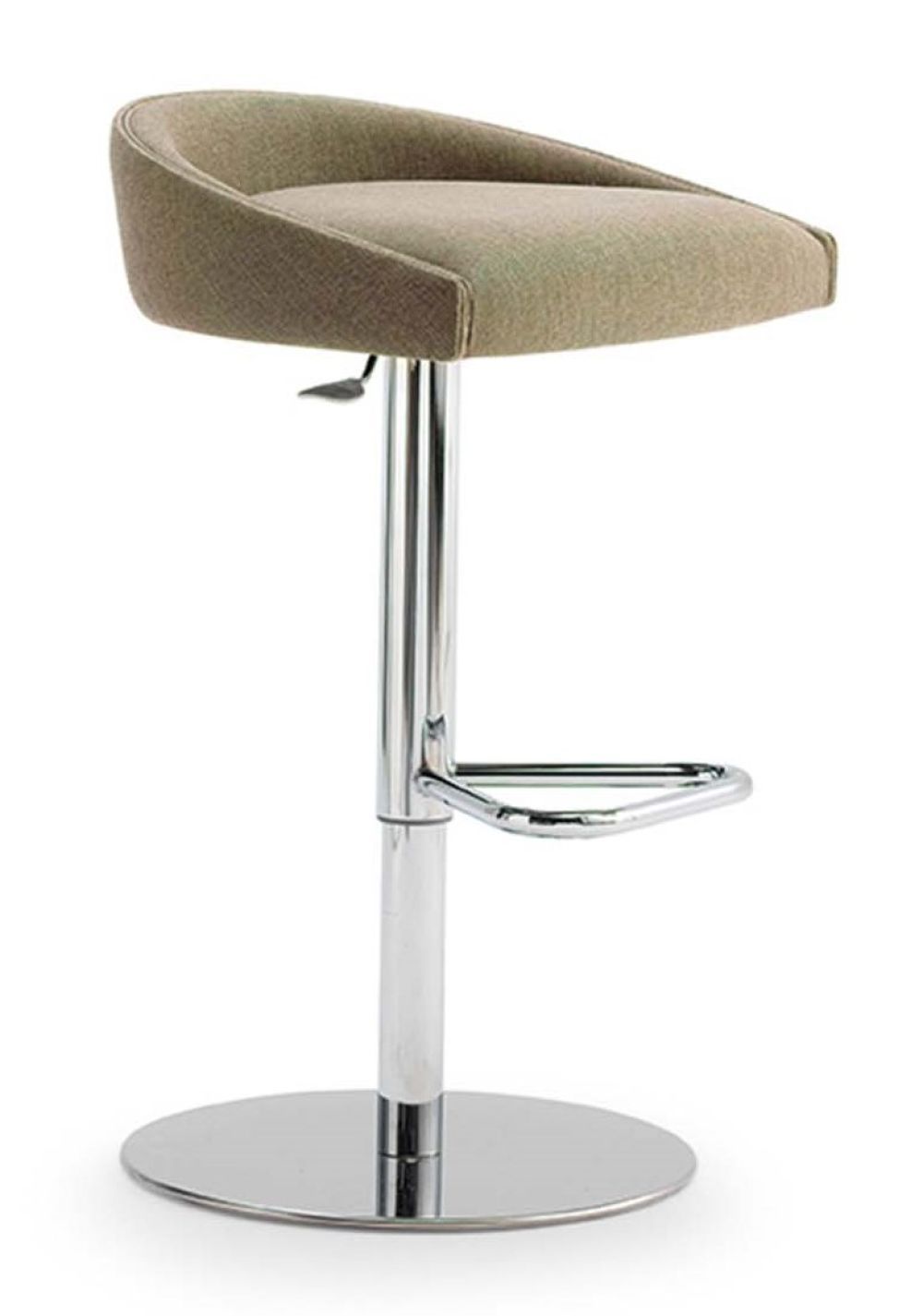 ACCENTO - Barová židle AIDA SGC METAL, otočná - 