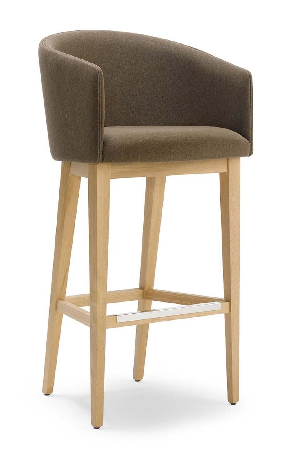 ACCENTO - Barová židle AIDA SG SCL - dřevěná podnož - 