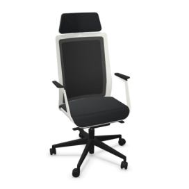 WIESNER HAGER - Kancelářská židle POI 5434 - s opěrkou hlavy a  konferenčními područkami