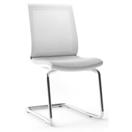 NARBUTAS - Jednací židle EVA SUA120 s bílým rámem