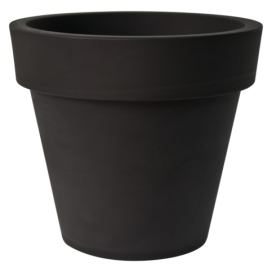 Plust - Designový květináč IKON,  Ø 80 x 71 cm - černý