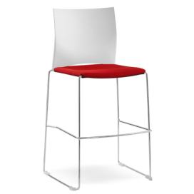RIM - Barová židle WEB 301 s čalouněným sedákem