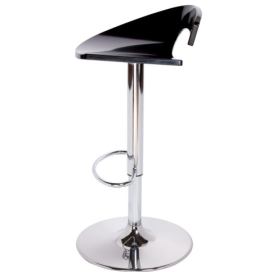 GABER - Barová židle SWING AV - černá/chrom