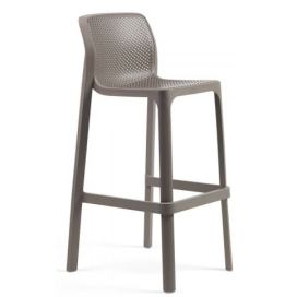NARDI GARDEN - Barová židle NET tortora