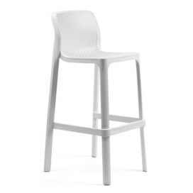 NARDI GARDEN - Barová židle NET bílá
