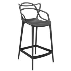 Kartell - Barová židle Masters vysoká, černá