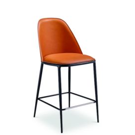 MIDJ - Barová židle LEA, kožená