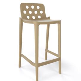 GABER - Barová židle ISIDORO 76 - vysoká, béžová