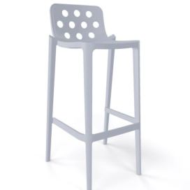 GABER - Barová židle ISIDORO 66 - nízká, šedá