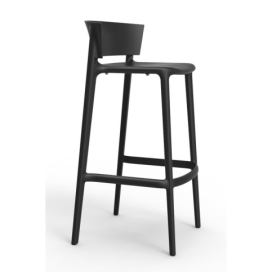 VONDOM - Barová židle AFRICA - černá