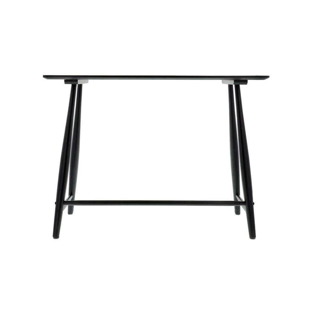 Černý konzolový stolek z dubového dřeva 100x44.5 cm Bast - Villa Collection - Bonami.cz