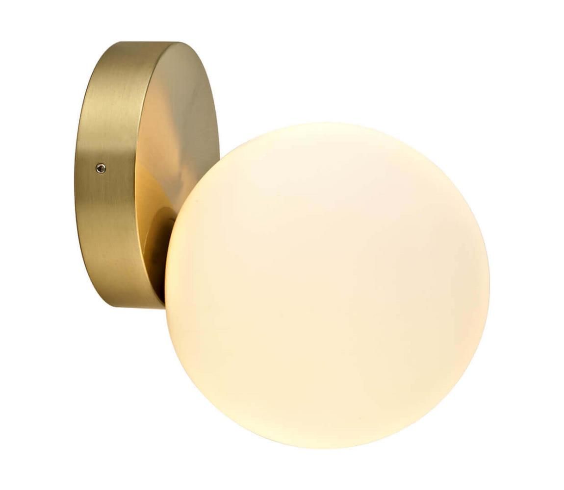    146014 - LED Koupelnové nástěnné svítidlo ARIA 1xG9/5W/230V IP44 zlatá  -  Svět-svítidel.cz