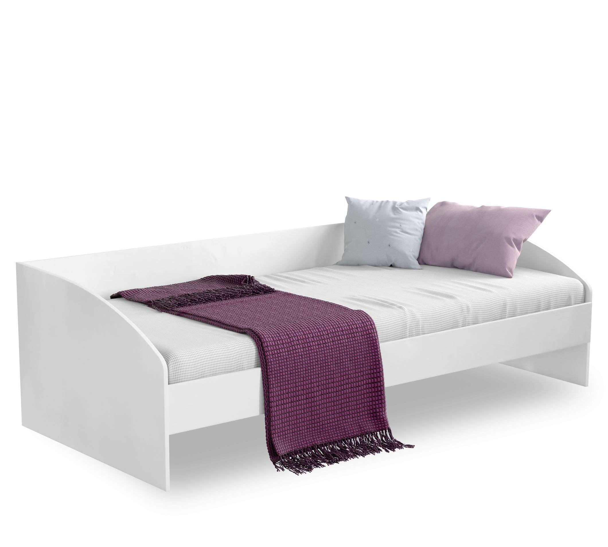 ČILEK - Pohovka a postel v jednom 90x200 cm bílá - 