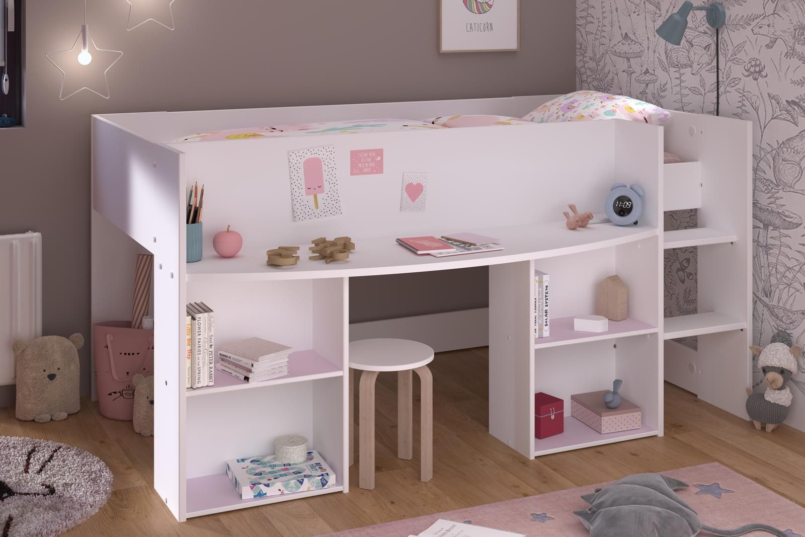 Aldo Dětská postel multifunkční Pirouette pink - Nábytek ALDO