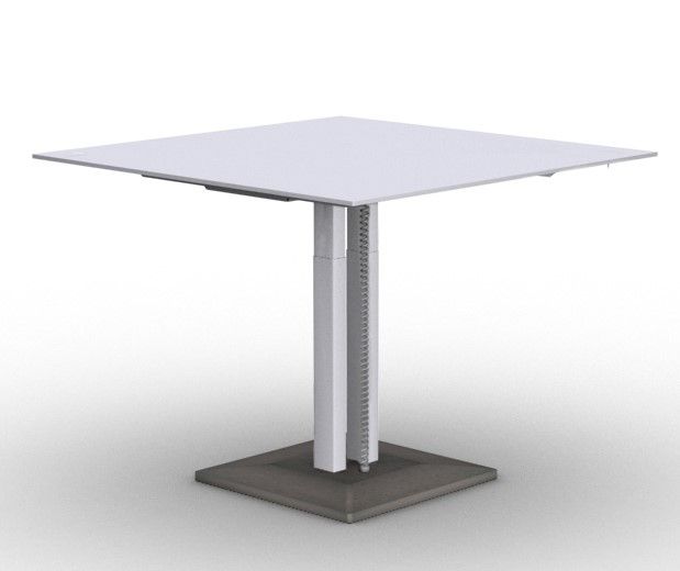 NARBUTAS - Jednací stůl  JAZZ 120x120 cm - MDF - 