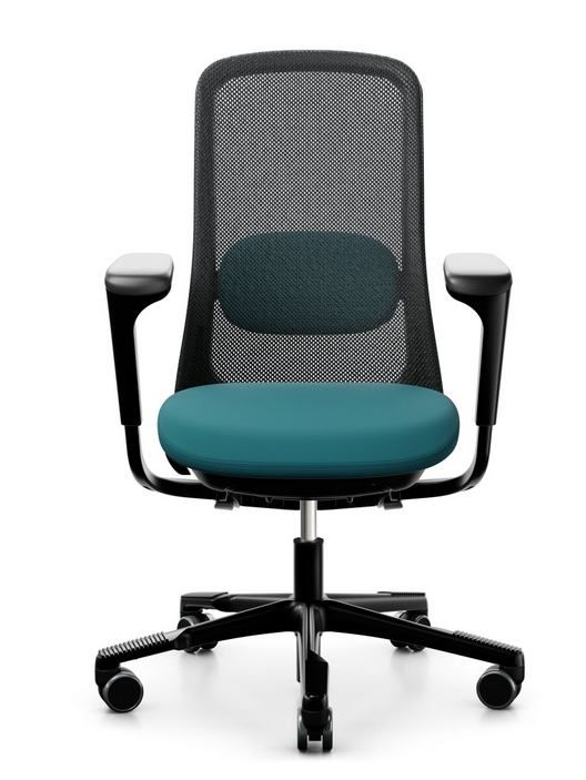 HÅG - Židle SOFI 7500 černá s područkami, vyšší sedák - 