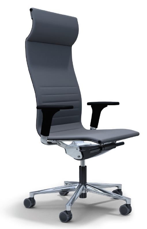 ICF - Židle UNA PLUS s opěrkou hlavy a 3D područkami - 