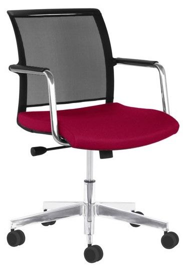 NARBUTAS - Jednací židle DIVA SIA114 s hliníkovou podnoží - 