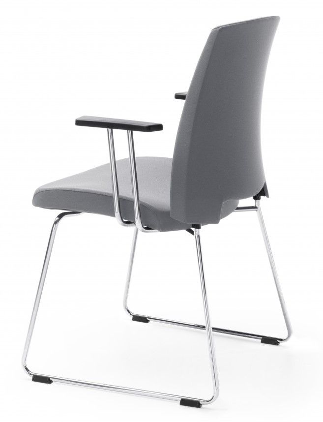 ProfiM - Židle ARCA 21V PP s ližinovou podoží a područkami - 