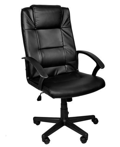 ISO Kancelářská židle EKO kůže černá, 8982 - RychlýDárky.cz