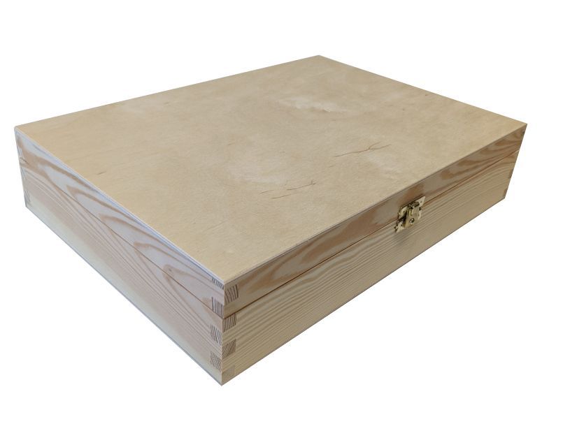   Dřevěná uzavíratelná krabička, 35 x 7 x 25 cm\r\n - Kokiskashop.cz
