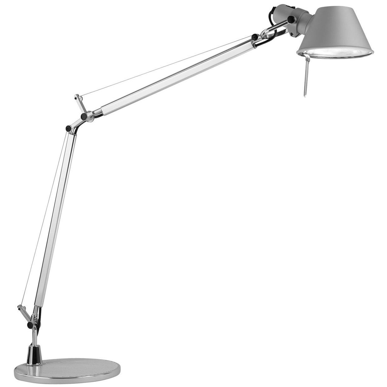 ARTEMIDE - Stolní lampa Tolomeo Tavolo - stříbrná - 