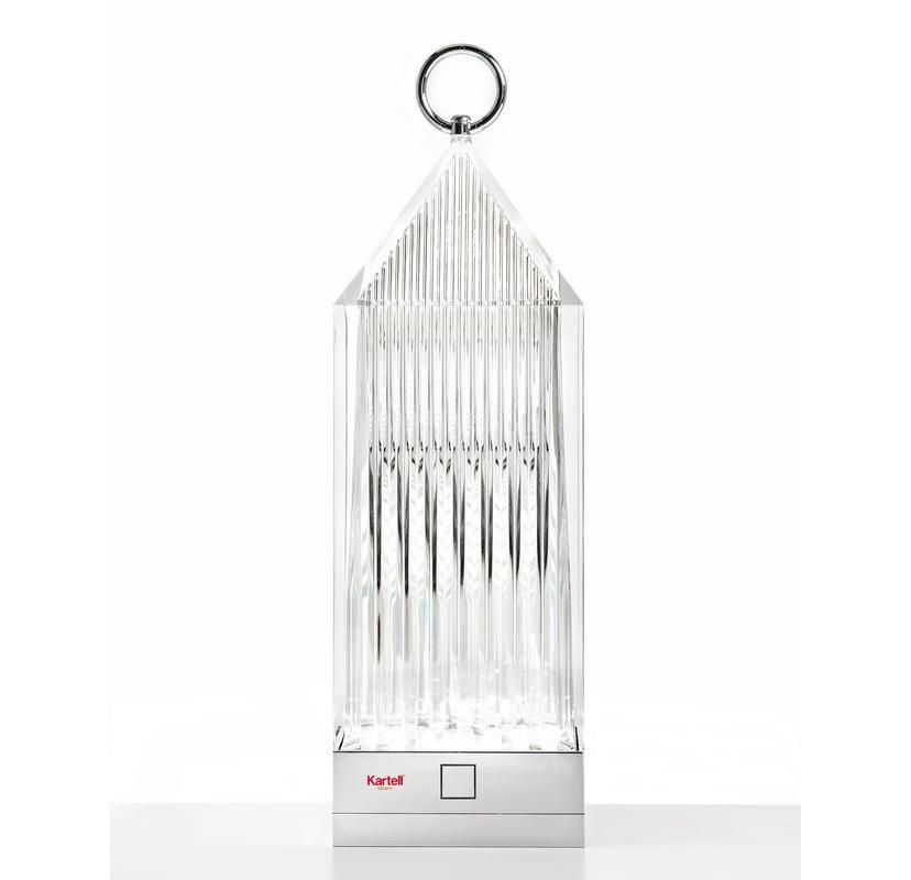 Kartell - Stolní lampa/lucerna Lantern - transparentní - 