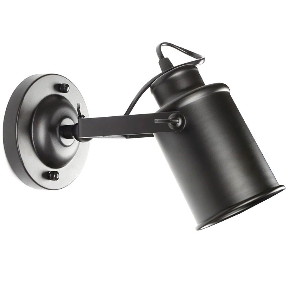 TooLight Nástěnná lampa Reflektor E27 APP486-1C černá - Houseland.cz