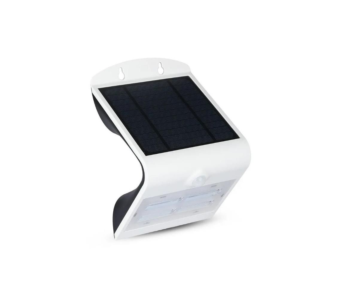  LED Solární nástěnné svítidlo se senzorem LED/3W/3,7V 3000/4000K IP65 bílá  -  Svět-svítidel.cz