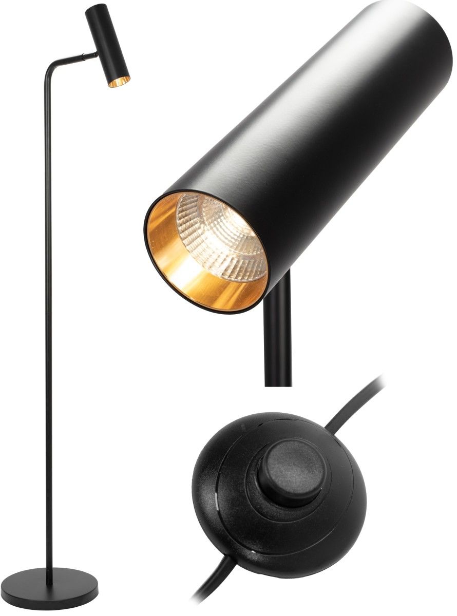 TooLight Stojací lampa APP965-1F černá - Houseland.cz