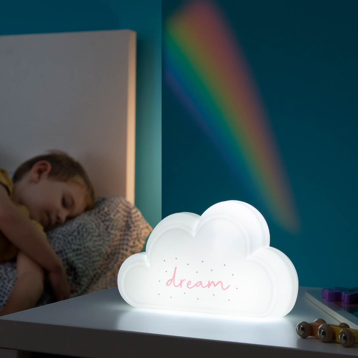 InnovaGoods Lampa Obláček s projektorem Rainbow - Velký Košík