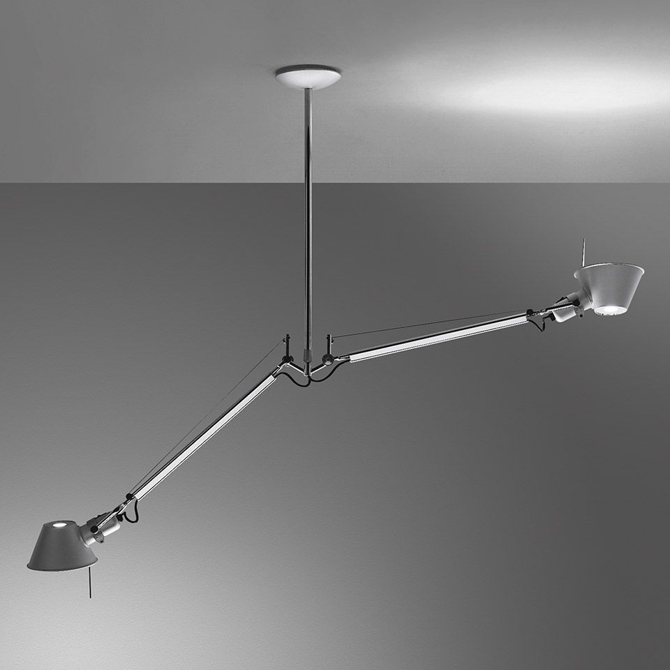 ARTEMIDE - Stropní lampa Tolomeo Due Bracci Suspension - 