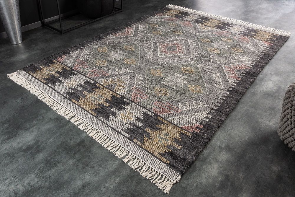 LuxD Designový koberec Pahana 230 x 160 cm vícebarevný šedý - vlna - Estilofina-nabytek.cz