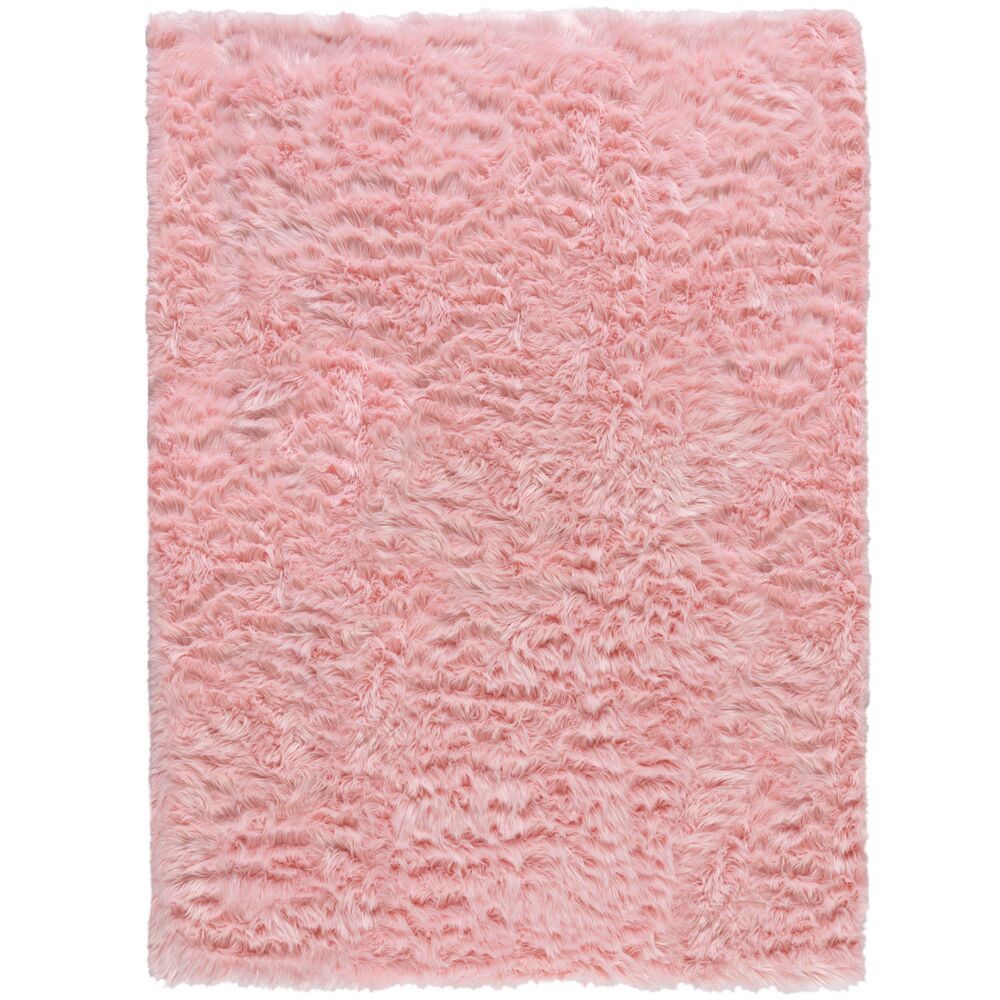 Flair Rugs koberce Kusový koberec Faux Fur Sheepskin Pink - 80x150 cm - Mujkoberec.cz