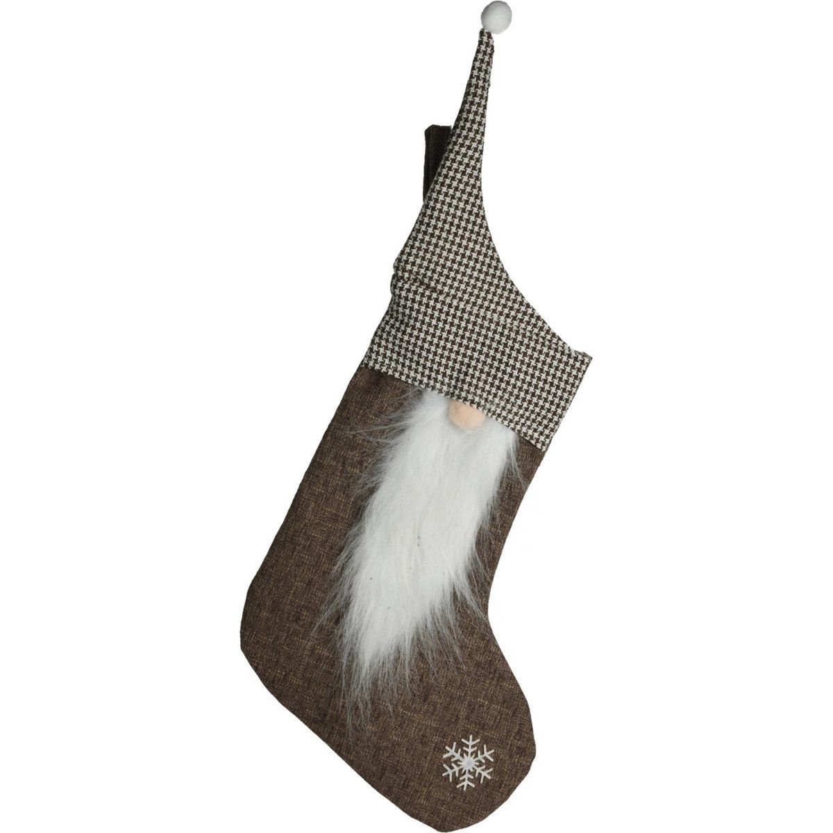 Home Styling Collection Vánoční ponožka na malé dárky, 26 x 40 cm - EDAXO.CZ s.r.o.