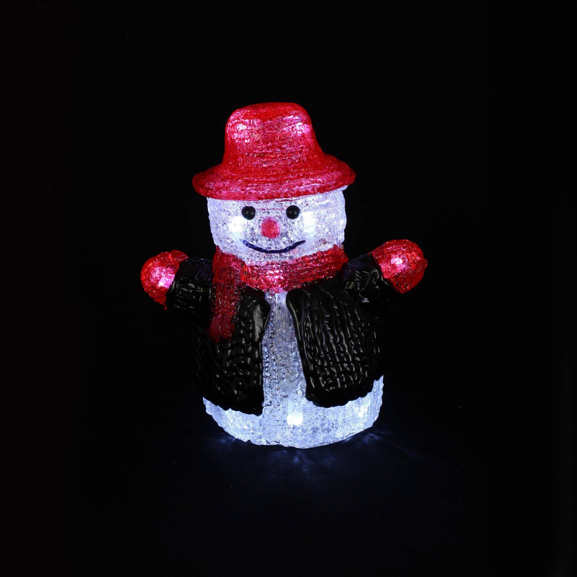Autour de Minuit Vnitřní vánoční osvětlení SNĚHULÁK, výška 16 cm - EMAKO.CZ s.r.o.