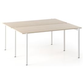 NARBUTAS - Dvoumístný pracovní stůl ZEDO 180x164,5 cm