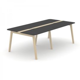NARBUTAS - Jednací stůl NOVA WOOD HPL 240 x 120 cm