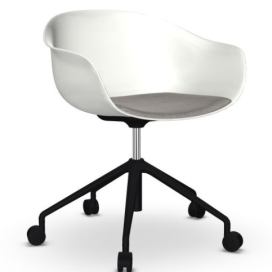 ANDREU WORLD - Židle NEXT SO-0498 s čalouněným sedákem
